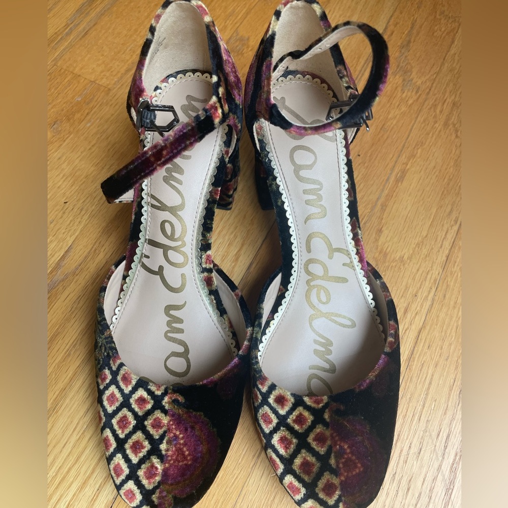 Sam Edelman velvet heels. 7